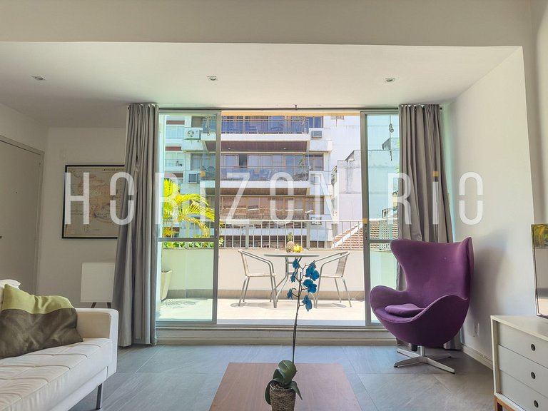 Lindo cobertura com terraço em Ipanema