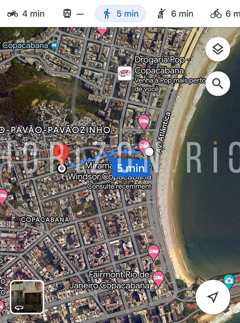 Cobertura em Copacabana para alugar até 8 pessoas