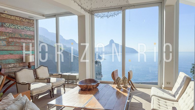 Maison de luxe avec 6 suites à louer à Joá - Horizon Rio