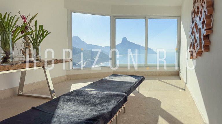 Maison de luxe avec 6 suites à louer à Joá - Horizon Rio