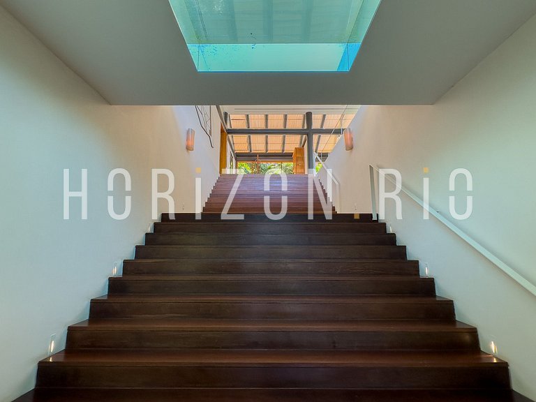 Location maison contemporaine avec vue mer à São Conrado