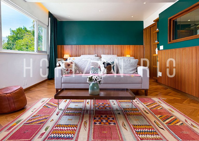 Loft contemporáneo de 85m² con 2 suites y vista en Ipanema