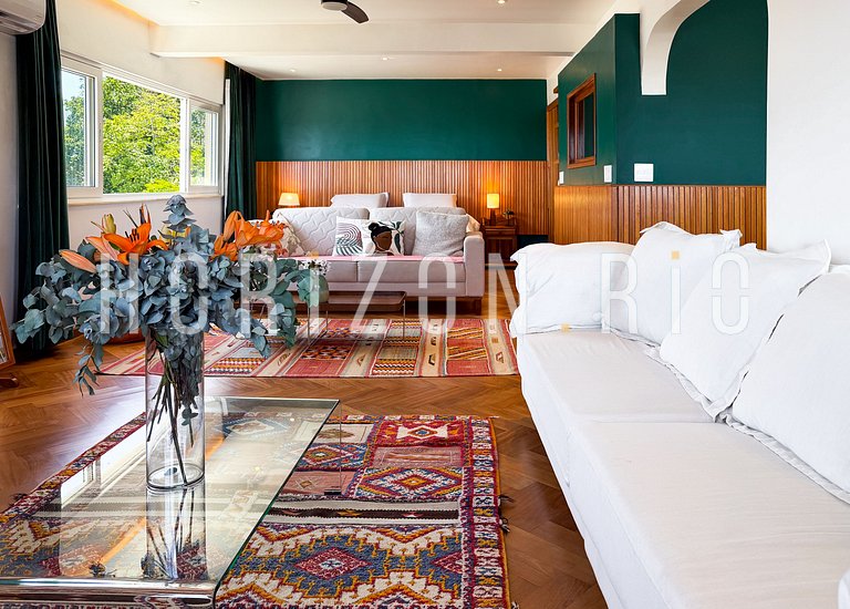 Loft contemporain à louer 85m², 2 suites, vue à Ipanema