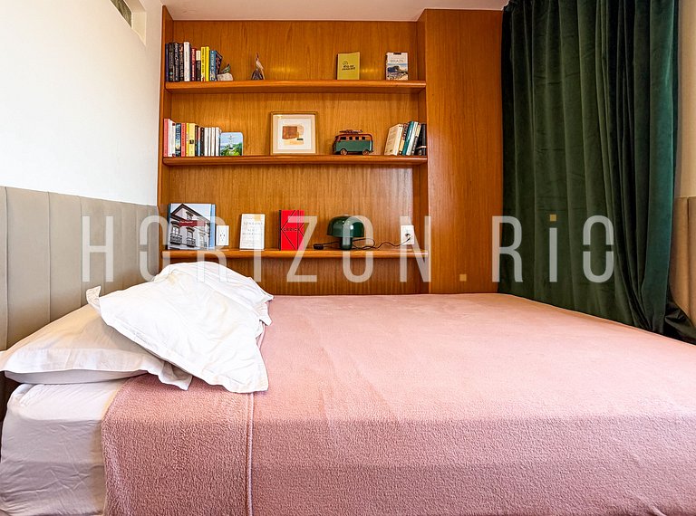 Loft contemporáneo de 85m² con 2 suites y vista en Ipanema