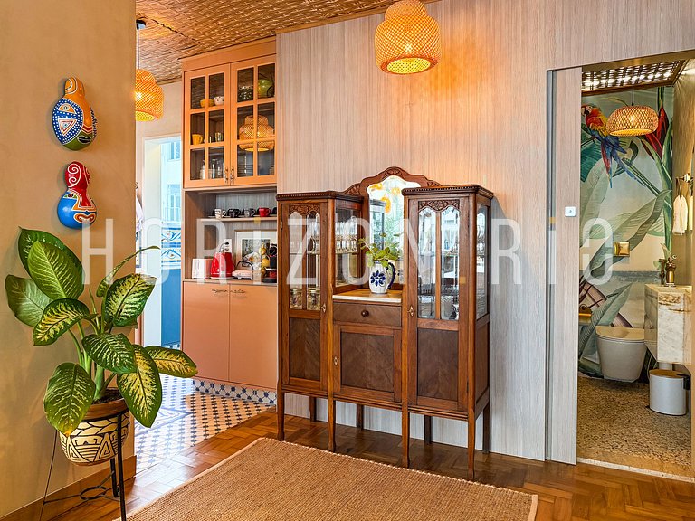 Oasis mediterráneo en Copacabana, a pasos del mar