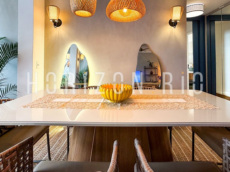 Oasis mediterráneo en Copacabana, a pasos del mar