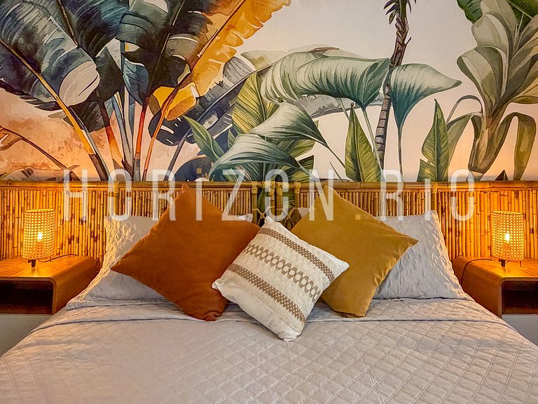 Oasis mediterráneo en Copacabana, a pasos del mar