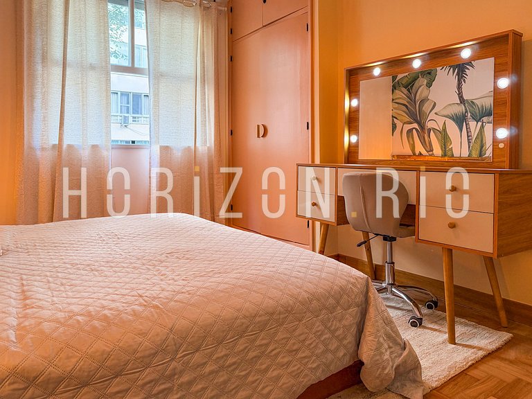 Oásis mediterrâneo em Copacabana a passos do mar