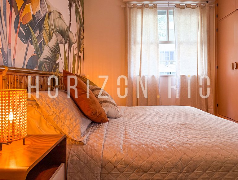 Oásis mediterrâneo em Copacabana a passos do mar