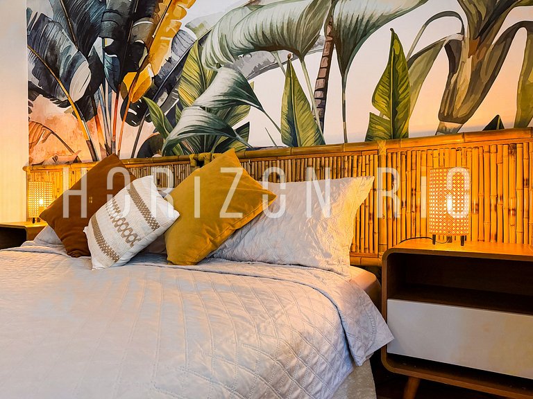 Oasis mediterráneo en Copacabana, a pasos del mar