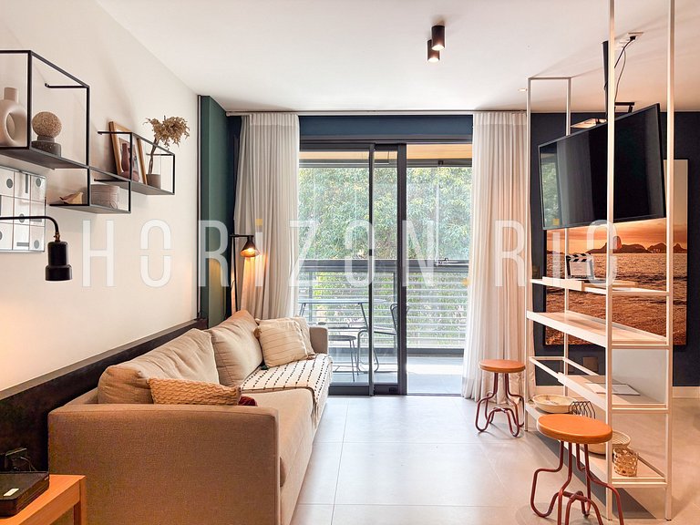 Loft contemporain à louer à Ipanema avec terrasse