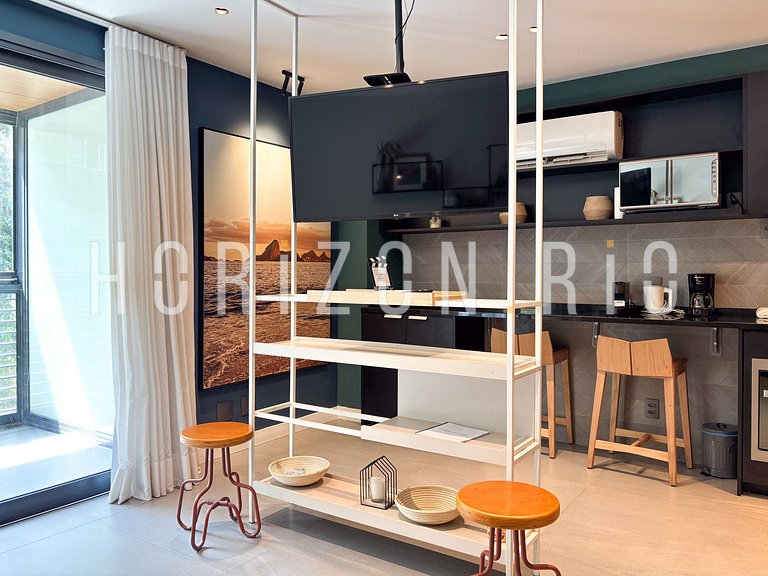 Loft contemporain à louer à Ipanema avec terrasse