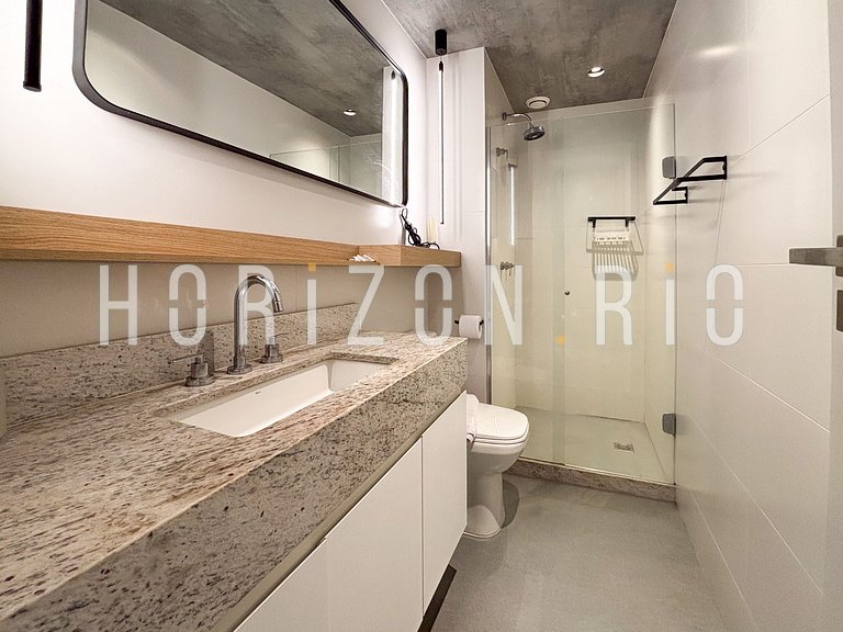 Loft contemporain à louer à Ipanema avec terrasse