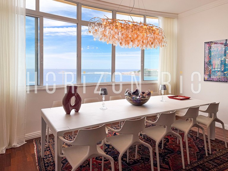 Magical nights in Copacabana: jacuzzi and sea view