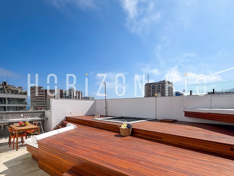 Penthouse duplex avec 3 suites à Ipanema