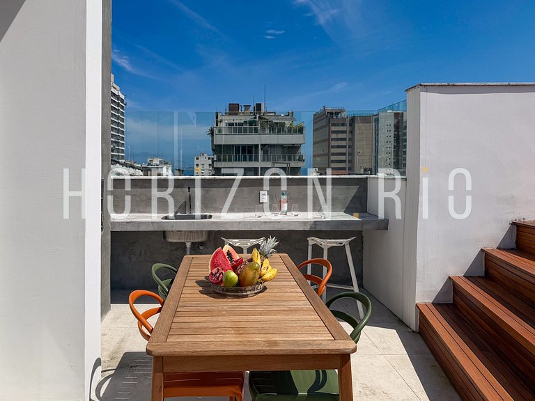 Penthouse duplex avec 3 suites à Ipanema