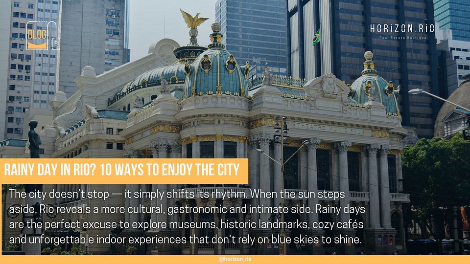 Dia chuvoso no Rio? 8 experiências para curtir a cidade em outro ritmo