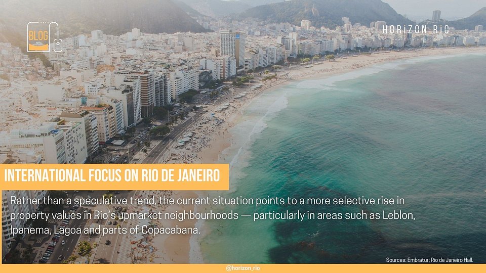 Por que o Rio de Janeiro voltou a ganhar atenção internacional no mercado imobiliário em 2026?
